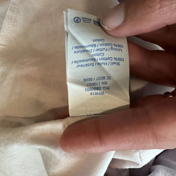 Boden Vintage Bow A Line Dress Pink and Blue Floral Print Size 10R 1186 - Picture 11 of 11